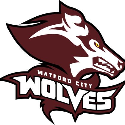 Watford City Wolves logo.