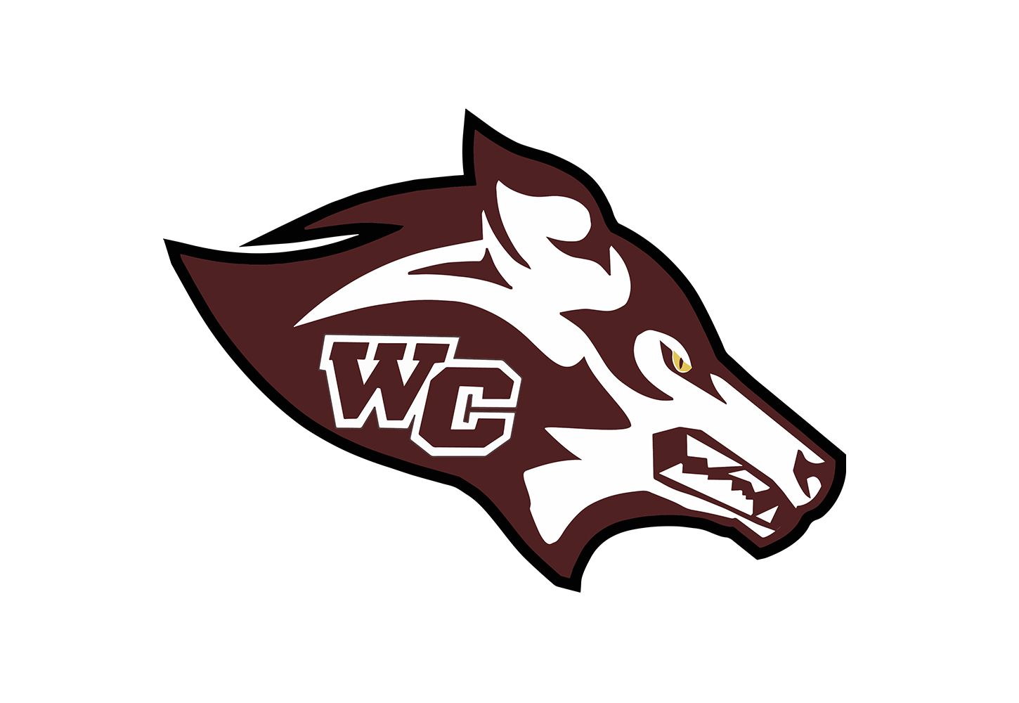 Watford City wolf logo.