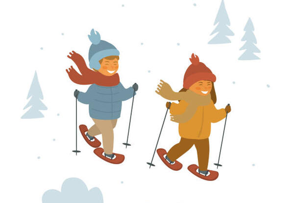 Valley View Students Snowshoeing