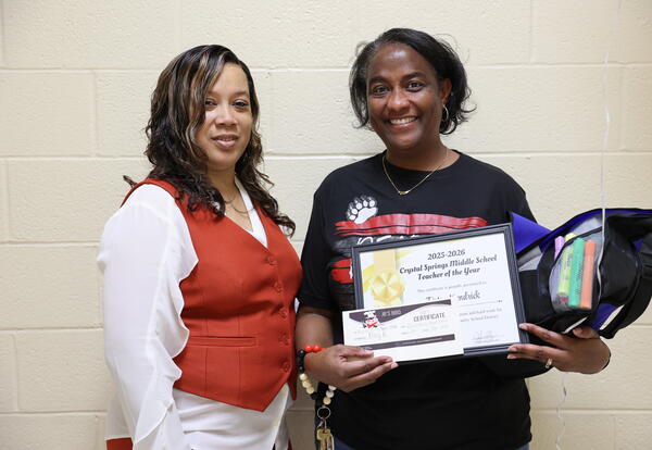 Ms. Patsy Kendrick Selected Teacher of the Year | Crystal Springs ...