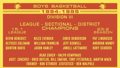 1994-95 Boys Basketball
