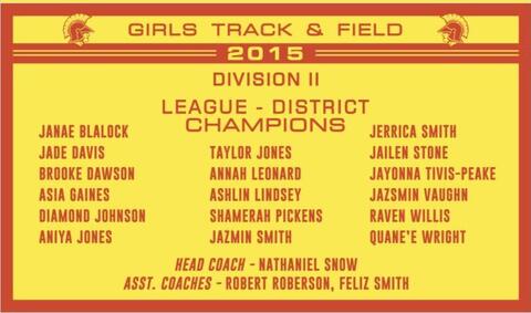 2015 Girls Track & Field