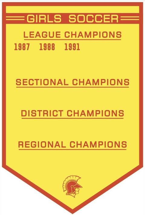 Girls Soccer League Champion Years
