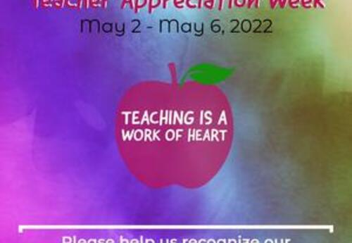 Teacher Appreciation Week Logo