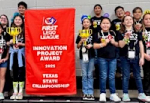 Navarro Elementary’s FIRST® LEGO® League Team, Kermit’s Krew, Wins 1st Place in Innovation at State Championship; Lockhart ISD Named Outstanding School District