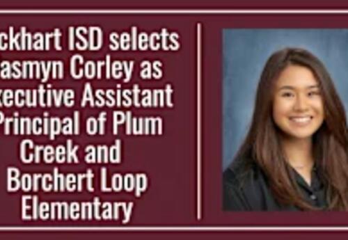 Jasmyn Corley Named Executive Assistant Principal of Borchert Loop and Plum Creek Elementary Schools