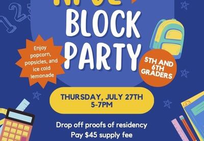 NPUE Block Party - Thursday, July 27th
