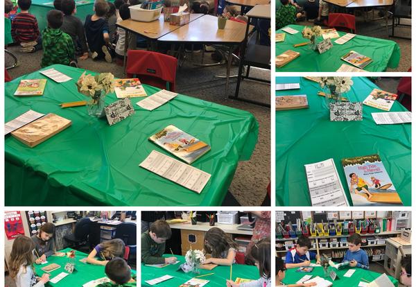 collage of books on tables