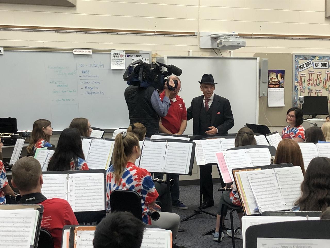 Mr. Bachmann Wins WGN's October Teacher of the Month | Emerson Middle