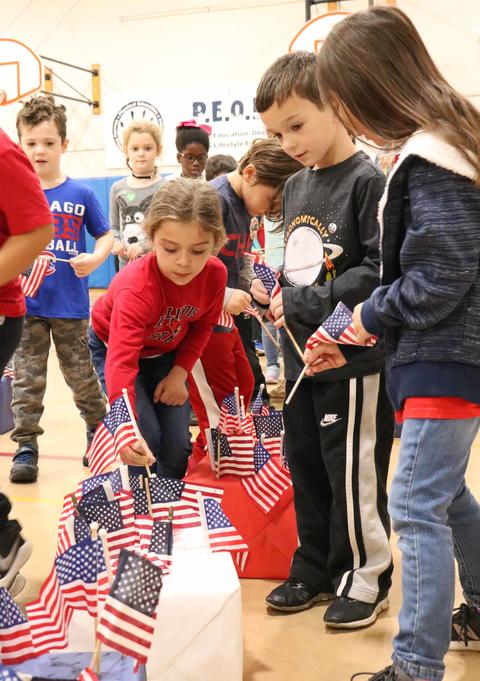 Franklin School Veterans Day ceremony