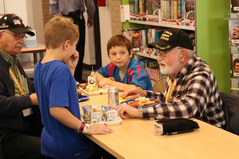 Roosevelt School, Lunch with Veterans 