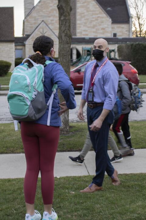 First day back at Lincoln Middle School