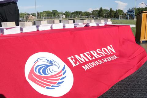 Emerson Middle School Class of 2021 promotion ceremony