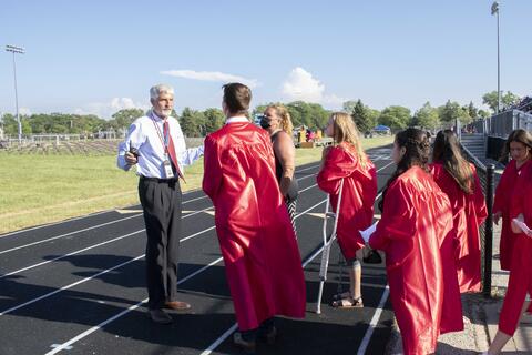 Emerson Middle School Class of 2021 promotion ceremony