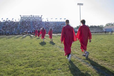 Emerson Middle School Class of 2021 promotion ceremony