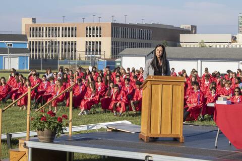 Emerson Middle School Class of 2021 promotion ceremony