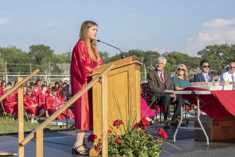 Emerson Middle School Class of 2021 promotion ceremony