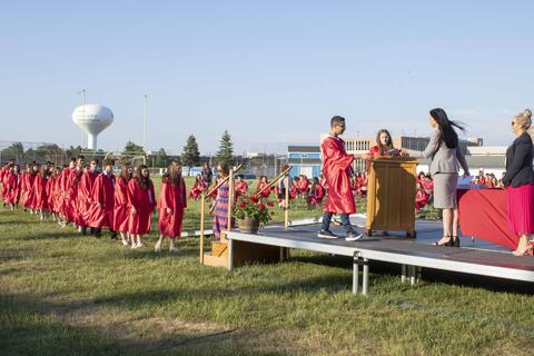 Emerson Middle School Class of 2021 promotion ceremony