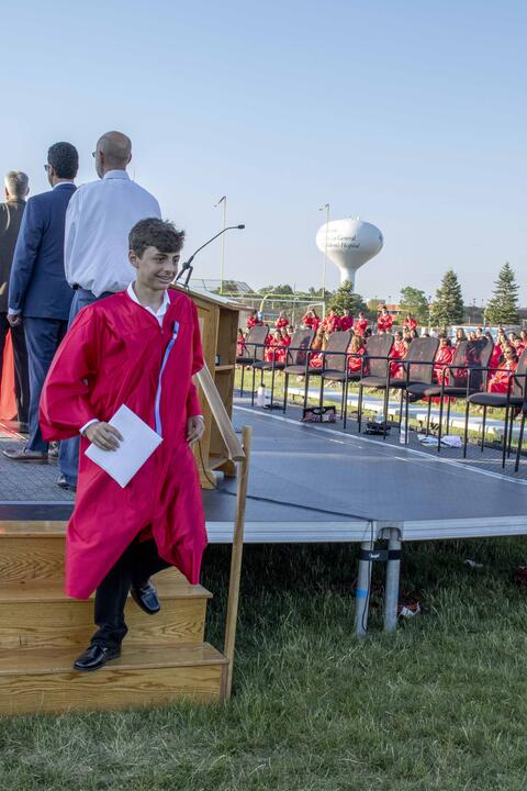 Emerson Middle School Class of 2021 promotion ceremony