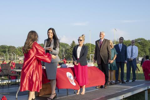 Emerson Middle School Class of 2021 promotion ceremony