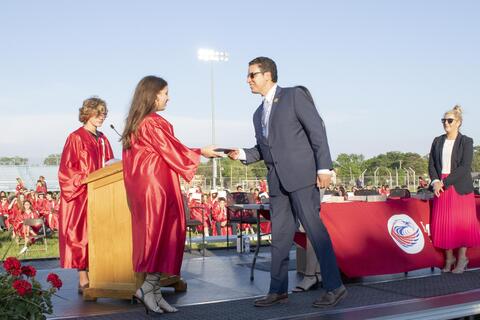 Emerson Middle School Class of 2021 promotion ceremony