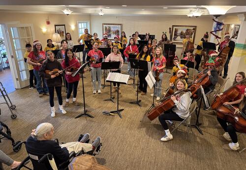 Emerson & Lincoln Chamber Orchestras Spread Holiday Cheer Across the Community