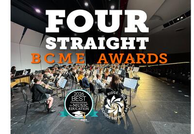D64 earns Best Communities for Music Education Award for 4th straight year!