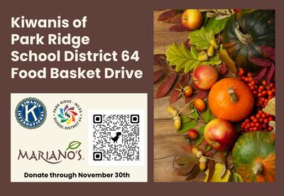 Kiwanis of Park Ridge School District 64 Food Basket Drive