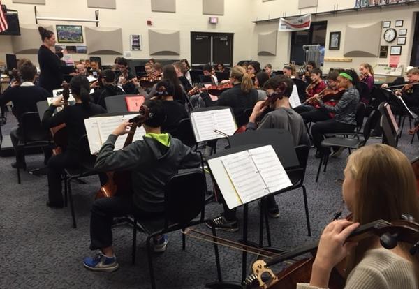 Maine South Chamber Orchestra Visit to Emerson