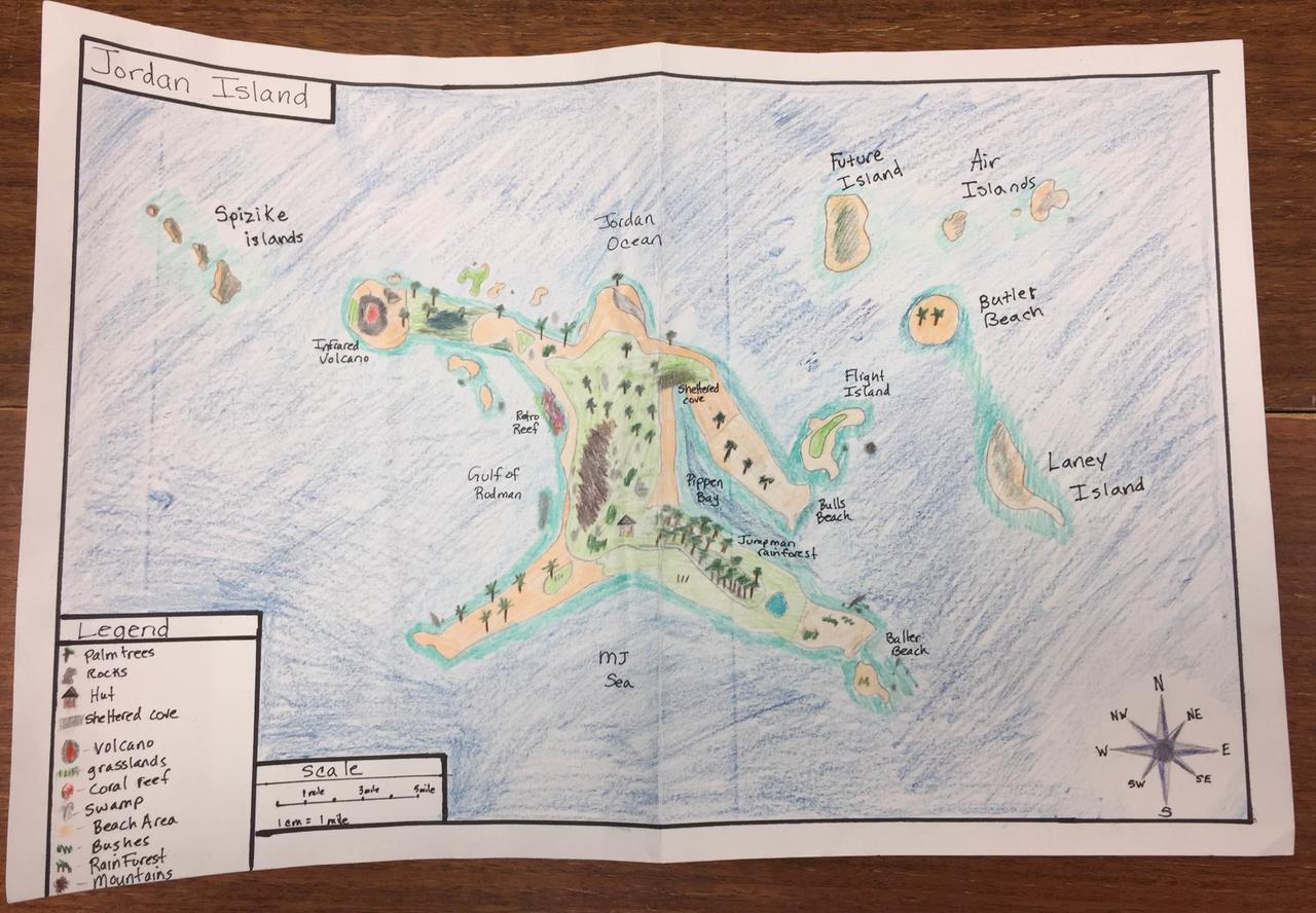 Stranded Island Map Project | Emerson Middle School