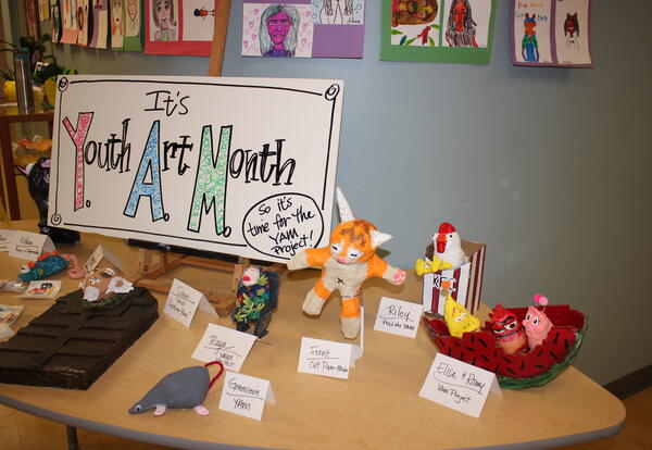 Youth Art Month (YAM) Yams!