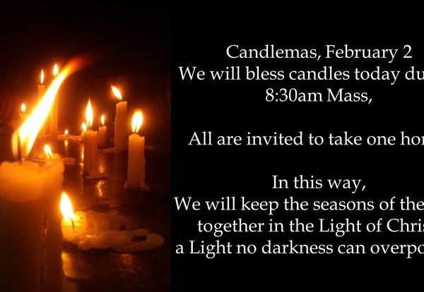 February 2 is Candlemas