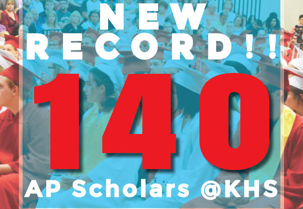 Record Breaking Number of KHS Students Receive AP Scholar Recognition!