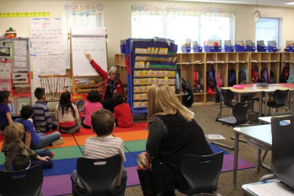 Lincoln first grade classroom