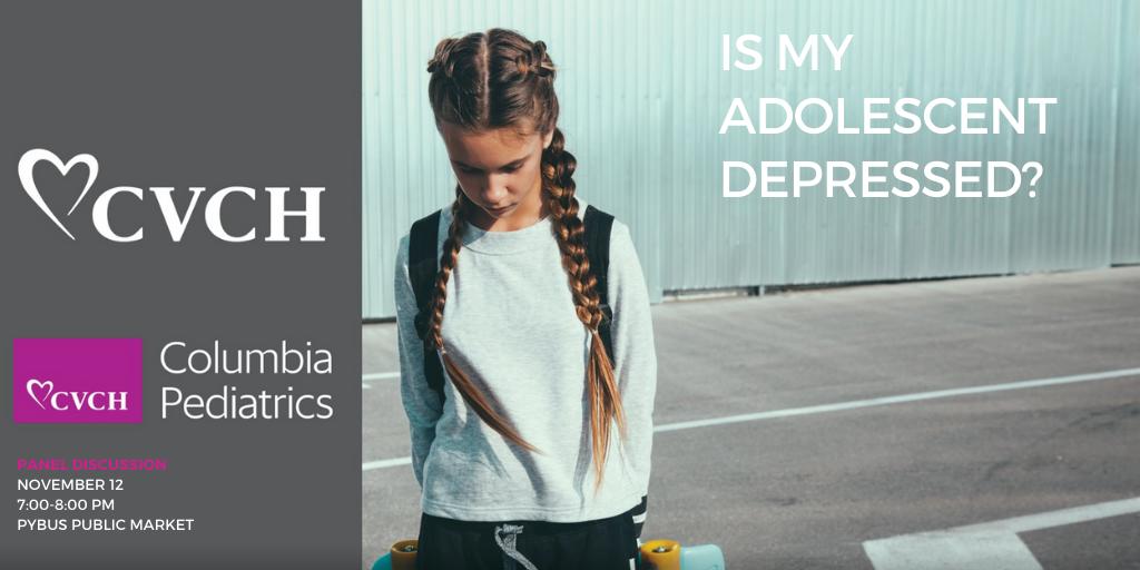 WSD Cohosts Adolescent Depression Talk with CVCH and Columbia