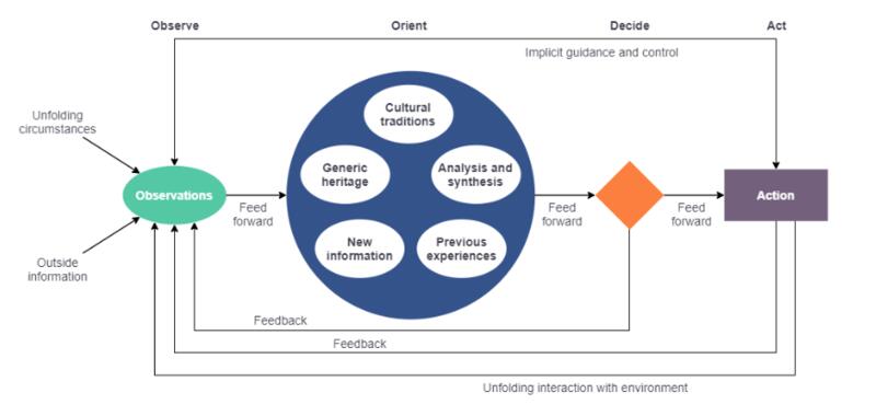 OODA Loop organizational chart