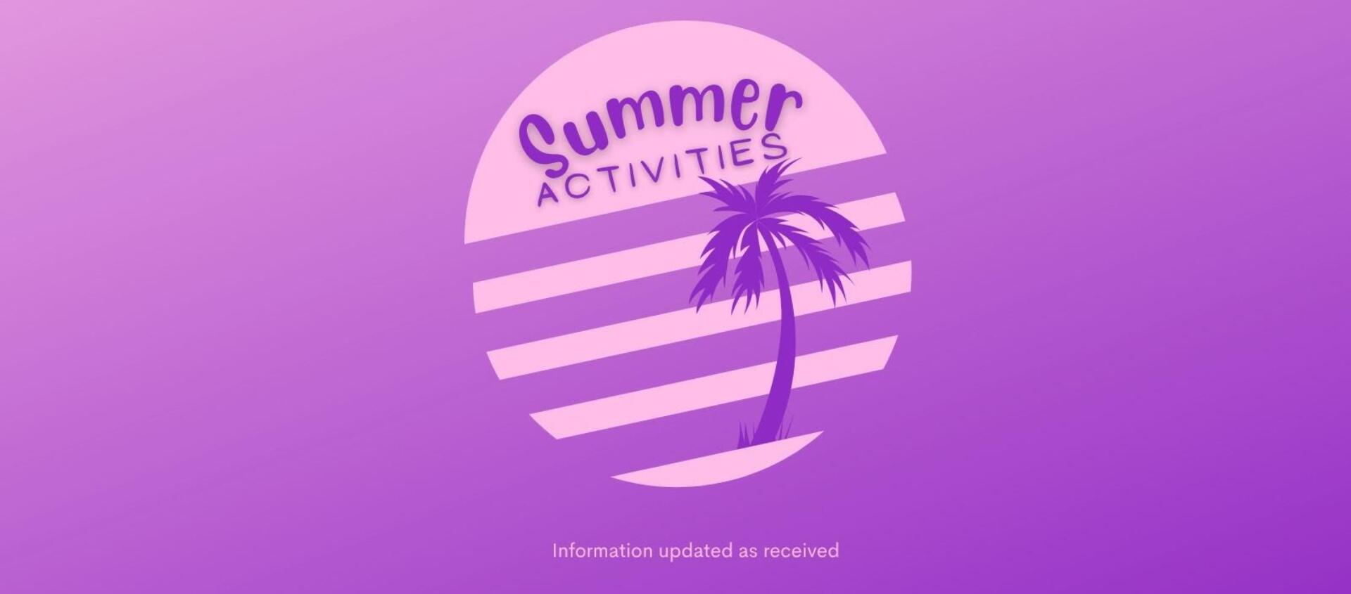 Athletics Summer Activities