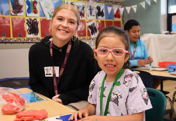 Child Development Students Build Relationships With Young Learners