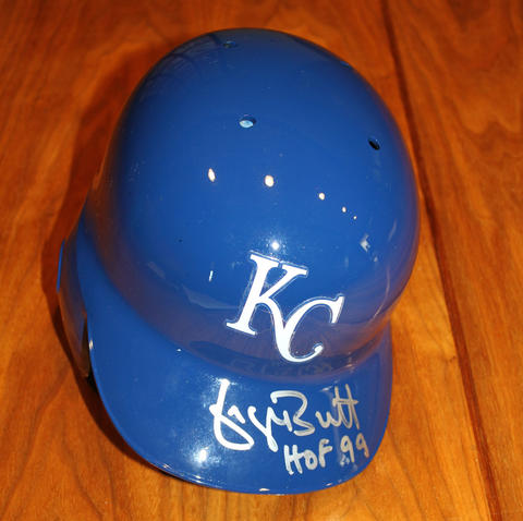 George Brett Autographed Batting Helmet