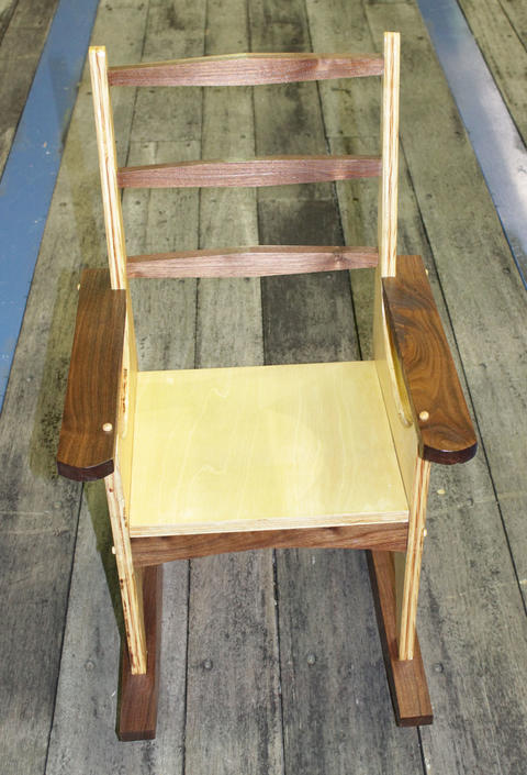 Hand Crafted Child Rocking Chair