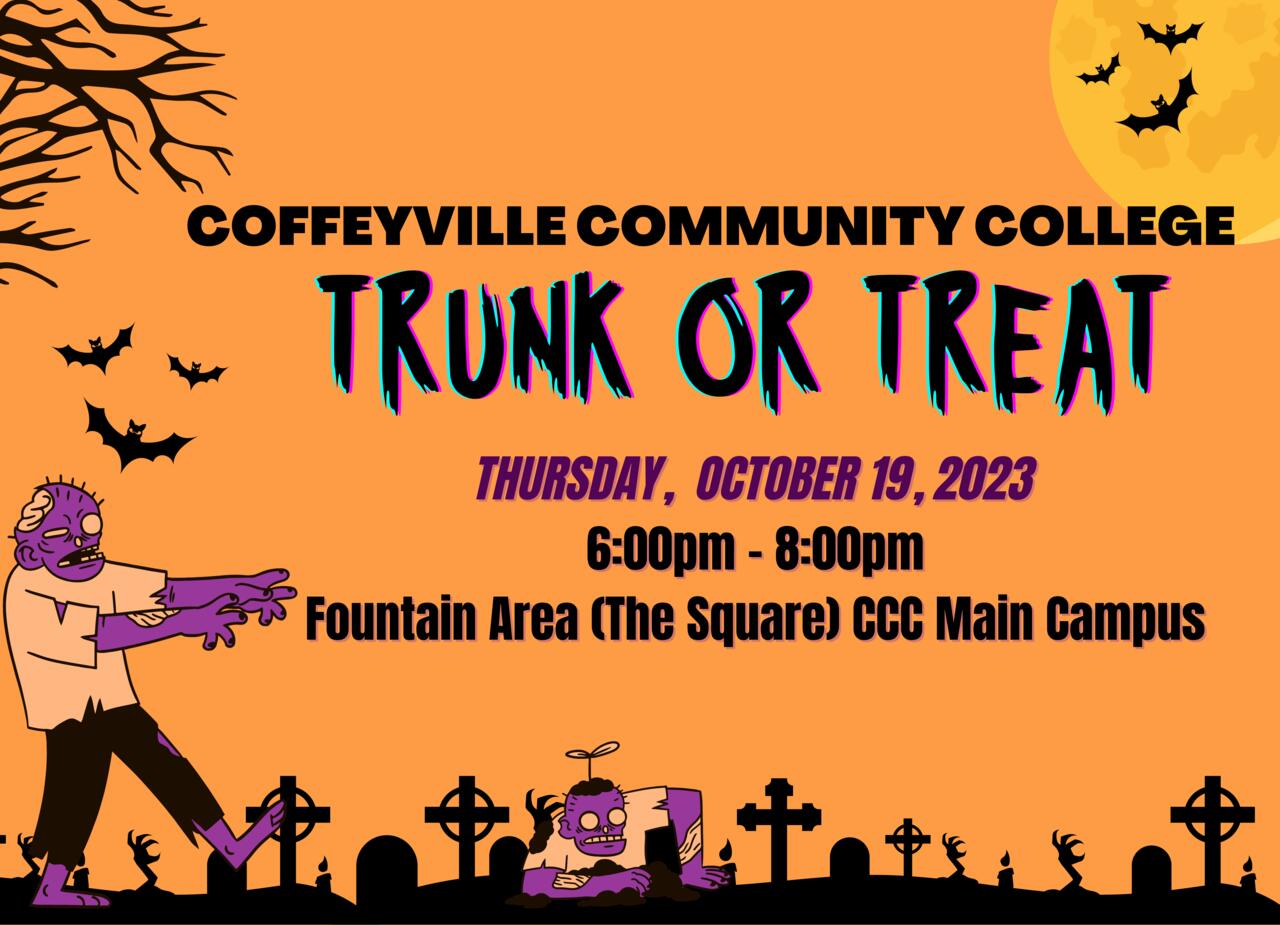 Coffeyville Community College Presents Trunk or Treat Extravaganza