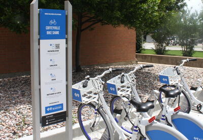 Photo of bike share program