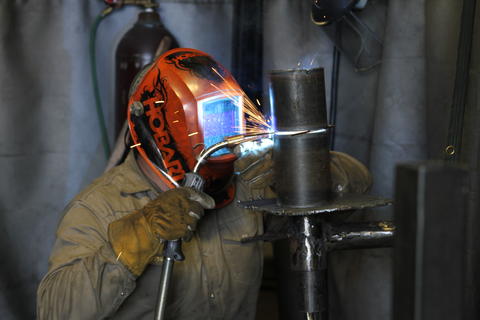 Columbus Student Welding 