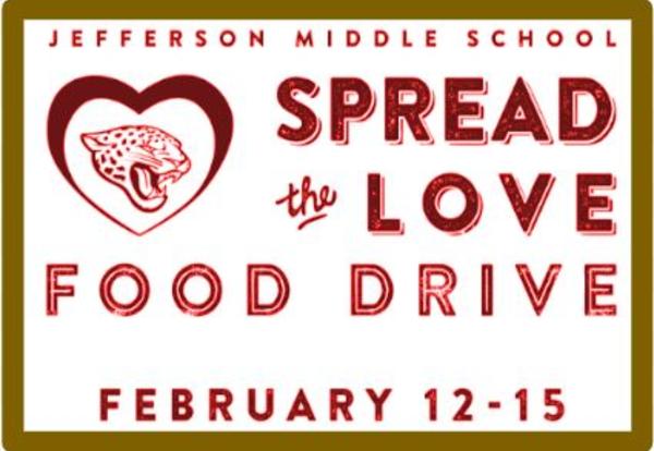 Spread the Love Food Drive (2/12 - 2/15)