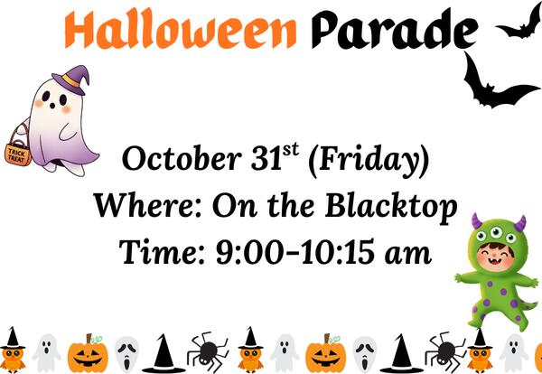 Wood's Halloween Parade-Oct. 31st!
