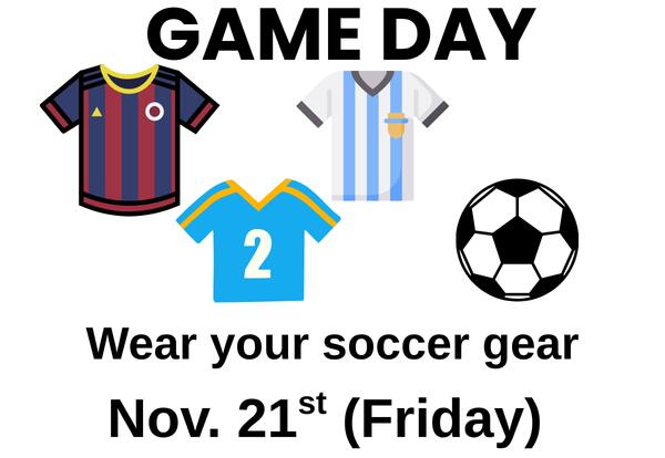Game Day-Nov. 21st!