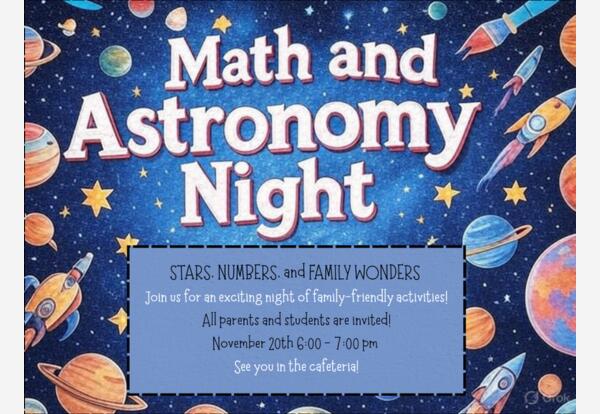 Math and Astronomy Night