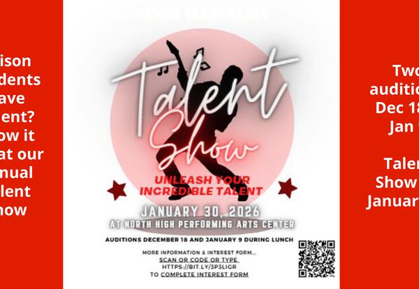 EDISON TALENT SHOW 1/30 Doors Open at 5:45