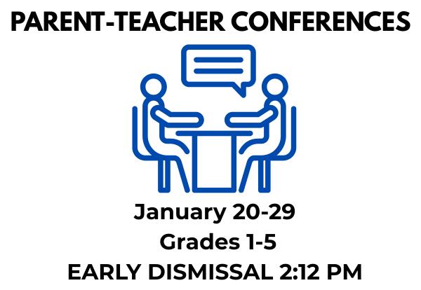 Parent-Teacher Conferences-Jan. 20-29th!