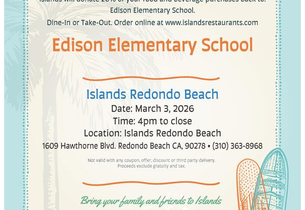 5th Grade Islands Fundraiser 3/3